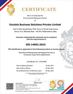 Certificate: 14001