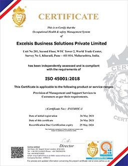 Certificate: 45001